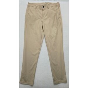 Reebok Mens 36x32 Tan Beige Golf Pants Lightweight Athletic Casual Chinos‎